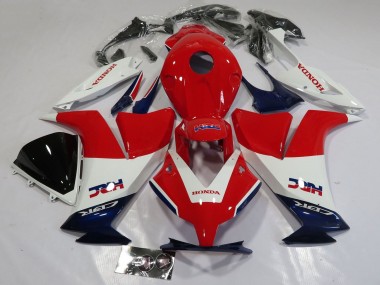 2012-2016 Honda CBR1000RR Motorcycle Fairings - White Red Dark Blue HRC UK