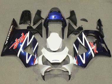 2002-2003 Honda CBR900RR 954 Motorcycle Fairings - Blue White Glossy Black UK