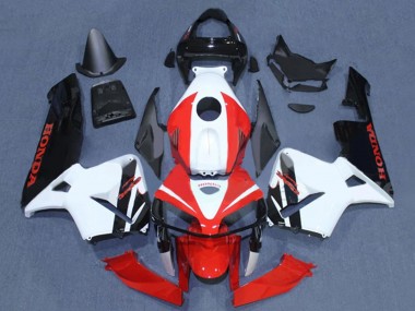 2005-2006 Honda CBR600RR Motorcycle Fairings - Black White Red UK