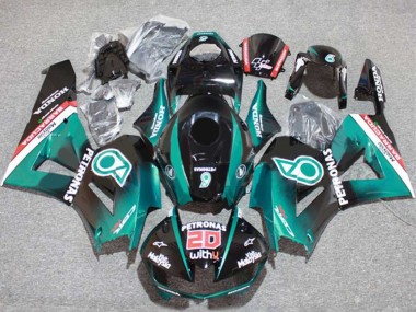 2013-2026 Honda CBR600RR Motorcycle Fairings - Teal Blue Glossy Black Petronas 20 UK