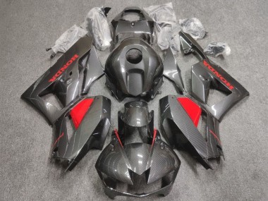 2013-2026 Honda CBR600RR Motorcycle Fairings - Faux Carbon Fiber Red UK