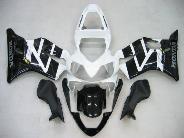 2001-2003 Honda CBR600 F4i Motorcycle Fairings - White Glossy Black UK