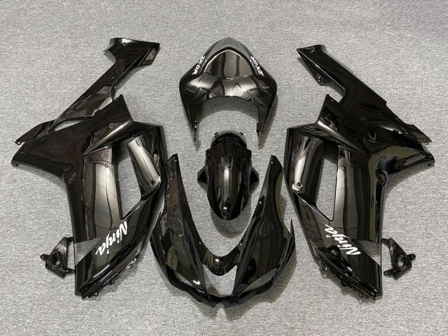 2007-2008 Kawasaki ZX6R Motorcycle Fairings - Black UK
