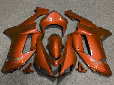 2007-2008 Kawasaki ZX6R Motorcycle Fairings - Orange UK