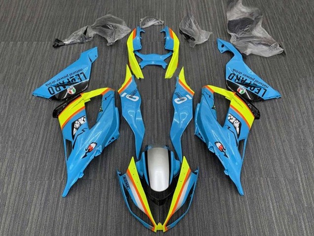 2013-2018 Kawasaki ZX6R Motorcycle Fairings - Light Blue Yellow Orange Black Silver UK