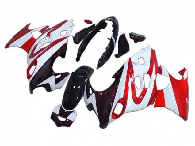2004-2006 Suzuki GSX600F/GSX750F Motorcycle Fairings - Glossy Black White Red UK