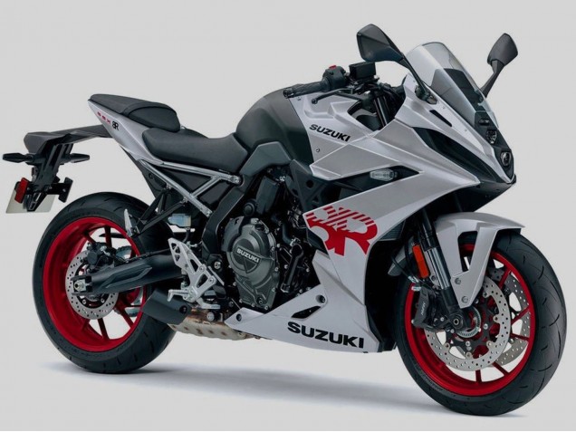 2024-2025 Suzuki GSX8R Motorcycle Fairings - Silver Black Red UK