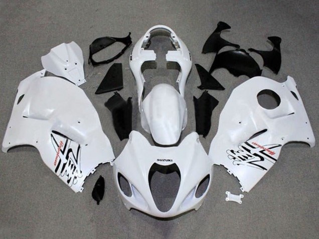 1996-2007 Suzuki GSXR 1300 Hayabusa Motorcycle Fairings - White UK