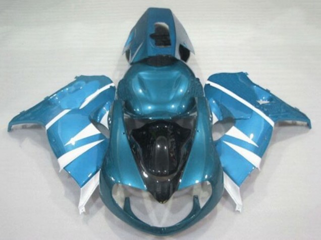 1998-2003 Suzuki TL1000R Motorcycle Fairings - Light Blue White Black UK