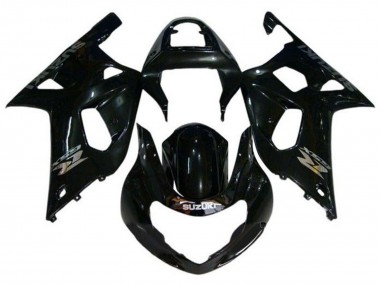 2000-2002 Suzuki GSXR1000 Motorcycle Fairings - Glossy Black Chrome UK