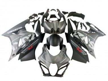 2017-2025 Suzuki GSXR1000 Motorcycle Fairings - Matte Silver Matte Black UK