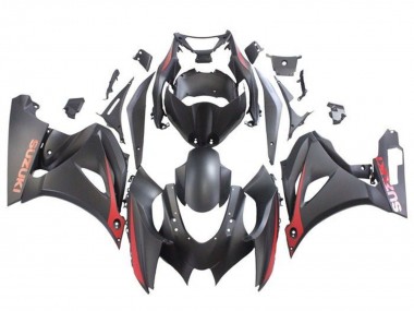 2017-2025 Suzuki GSXR1000 Motorcycle Fairings - Matte Black Matte Red UK