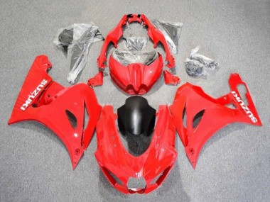 2017-2025 Suzuki GSXR1000 Motorcycle Fairings - Red White Matte Black UK