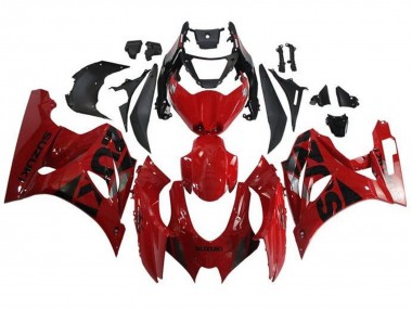 2017-2025 Suzuki GSXR1000 Motorcycle Fairings - Red Black Silver UK