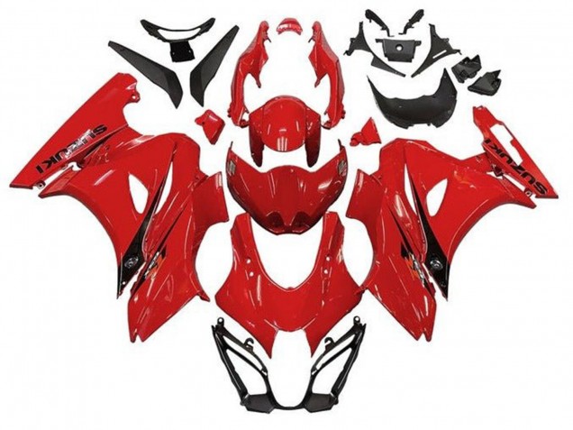 2017-2025 Suzuki GSXR1000 Motorcycle Fairings - Red Black UK
