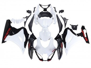 2017-2025 Suzuki GSXR1000 Motorcycle Fairings - White Black Red UK