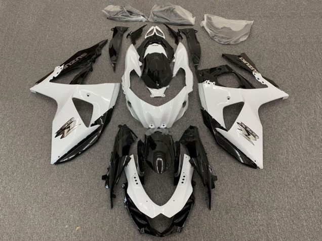 2009-2016 Suzuki GSXR 1000 Motorcycle Fairing - White Black UK
