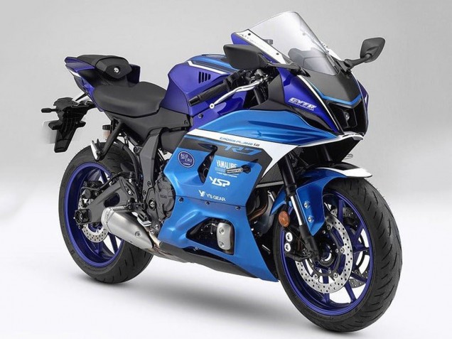 2021-2024 Yamaha YZF R7 Motorcycle Fairings - Matte Blue Matte Light Blue UK
