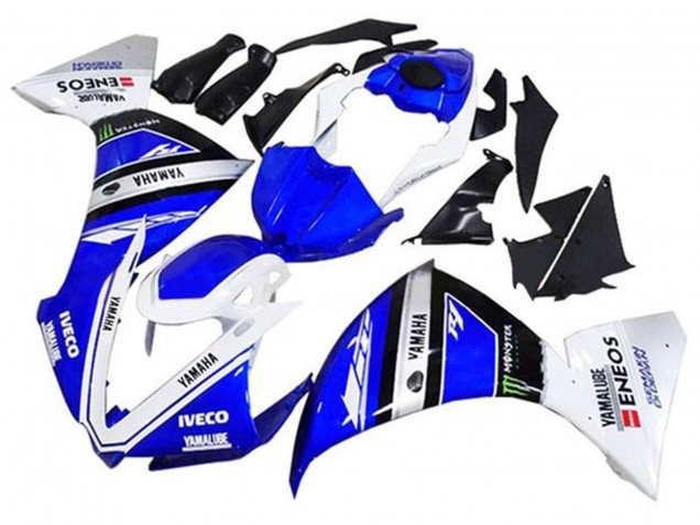2009-2011 Yamaha YZF 1000 R1 Motorcycle Fairings - White Blue Black Green Monster IVECO Yamalube ENEOS UK
