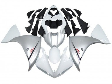 2009-2011 Yamaha YZF 1000 R1 Motorcycle Fairings - White Silver Black UK