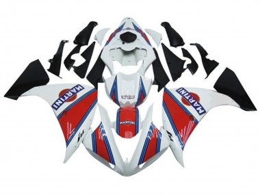 2012-2014 Yamaha YZF 1000 R1 Motorcycle Fairings - White Red Blue Martini UK