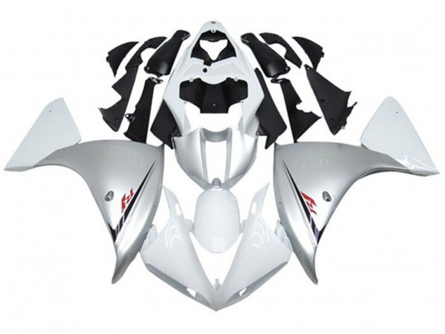 2012-2014 Yamaha YZF 1000 R1 Motorcycle Fairings - Silver White UK