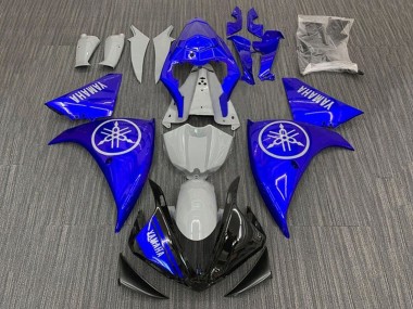 2012-2014 Yamaha YZF 1000 R1 Motorcycle Fairings - Nardo Grey Blue Black UK