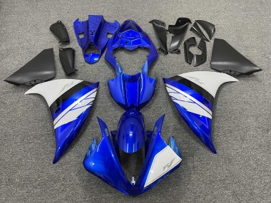 2012-2014 Yamaha YZF 1000 R1 Motorcycle Fairings - Blue White Black UK