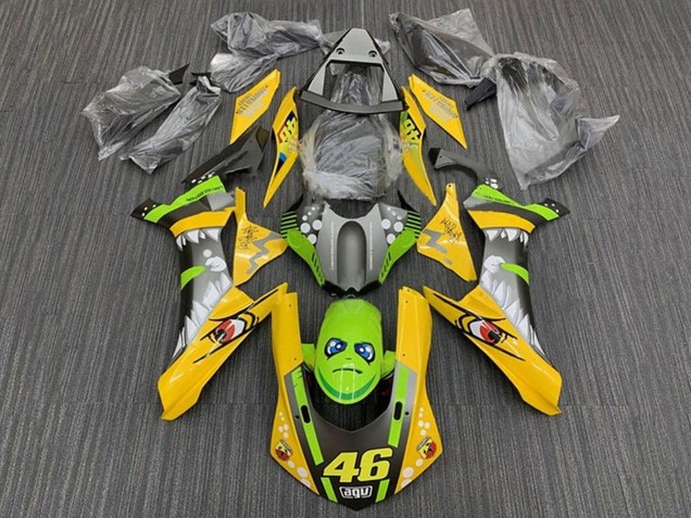 2015-2019 Yamaha YZF 1000 R1 Motorcycle Fairings - Yellow Green Shark 46 UK