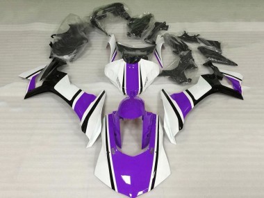 2015-2019 Yamaha YZF 1000 R1 Motorcycle Fairings - White Purple Black UK