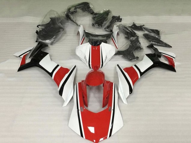 2015-2019 Yamaha YZF 1000 R1 Motorcycle Fairing - White Red Black UK