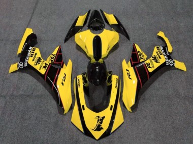 2015-2019 Yamaha YZF 1000 R1 Motorcycle Fairings - Yellow Red Black UK