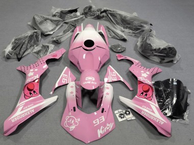 2020-2025 Yamaha YZF 1000 R1 Motorcycle Fairings - Pink White Kirby UK