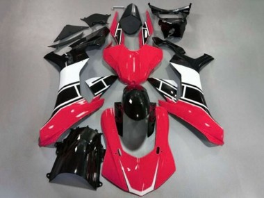 2020-2025 Yamaha YZF 1000 R1 Motorcycle Fairings - Red White Glossy Black UK