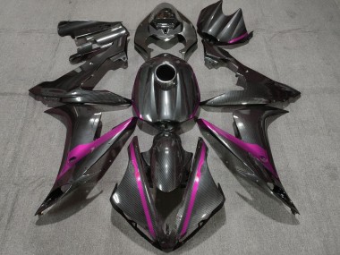 2004-2006 Yamaha YZF 1000 R1 Motorcycle Fairings - Carbon Fiber Style Pink UK