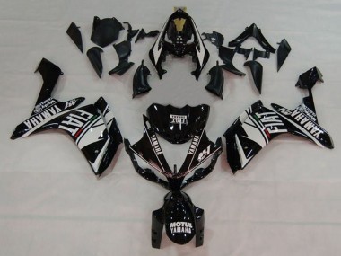 2007-2008 Yamaha YZF 1000 R1 Motorcycle Fairings - White Black Fiat UK