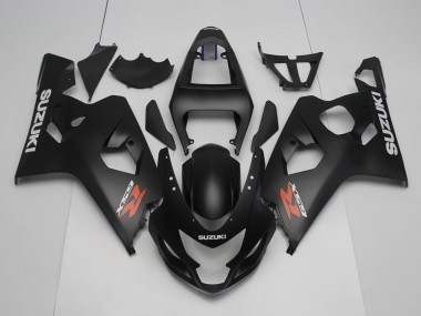 2004-2005 Suzuki GSXR 600 / GSXR 750 Motorcycle Fairings - Matte Black Red White UK