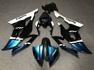 2008-2016 Yamaha YZF R6 Motorcycle Fairings - White Blue Black Spiffy UK