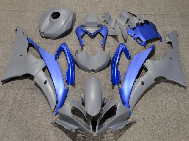 2008-2016 Yamaha YZF R6 Motorcycle Fairings - Grey Blue UK