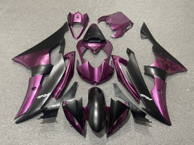 2008-2016 Yamaha YZF R6 Motorcycle Fairings - Purple Matte Black UK