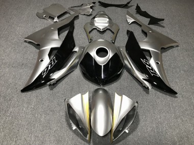 2008-2016 Yamaha YZF R6 Motorcycle Fairings - Silver Gold Black UK