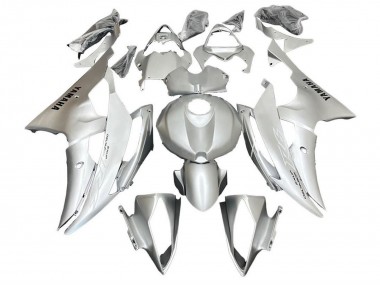 2008-2016 Yamaha YZF R6 Motorcycle Fairings - Silver White UK