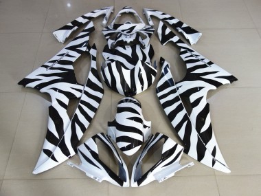 2008-2016 Yamaha YZF R6 Motorcycle Fairings - White Black Zebra UK