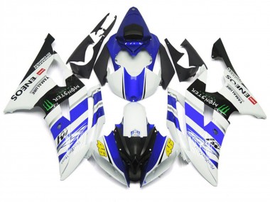 2008-2016 Yamaha YZF R6 Motorcycle Fairings - White Blue Glossy Black Green Monster ENEOS 46 UK