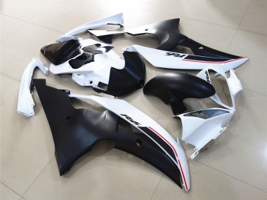 2008-2016 Yamaha YZF R6 Motorcycle Fairings - White Matte Black Red UK