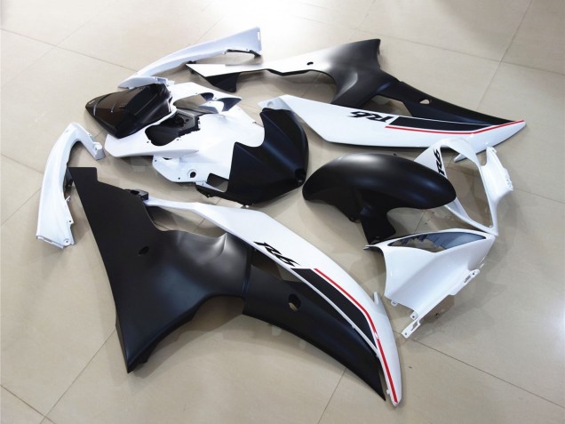 2008-2016 Yamaha YZF R6 Motorcycle Fairings - White Matte Black Red UK