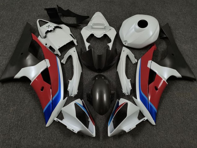2008-2016 Yamaha YZF R6 Motorcycle Fairings - White Red Blue Matte Black UK