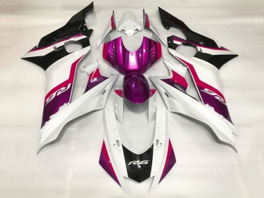 2017-2025 Yamaha YZF R6 Motorcycle Fairings - White Red Purple Black UK