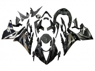 2013-2016 Triumph Daytona 675 Triple Motorcycle Fairings - Silver Glossy Black UK