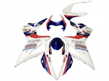 2013-2016 Triumph Daytona 675 Triple Motorcycle Fairings - White Red Blue Smiths UK